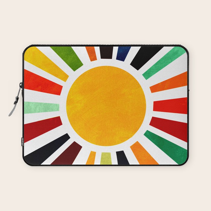 Sun Retro Art Laptop Sleeve Gallery Image 1