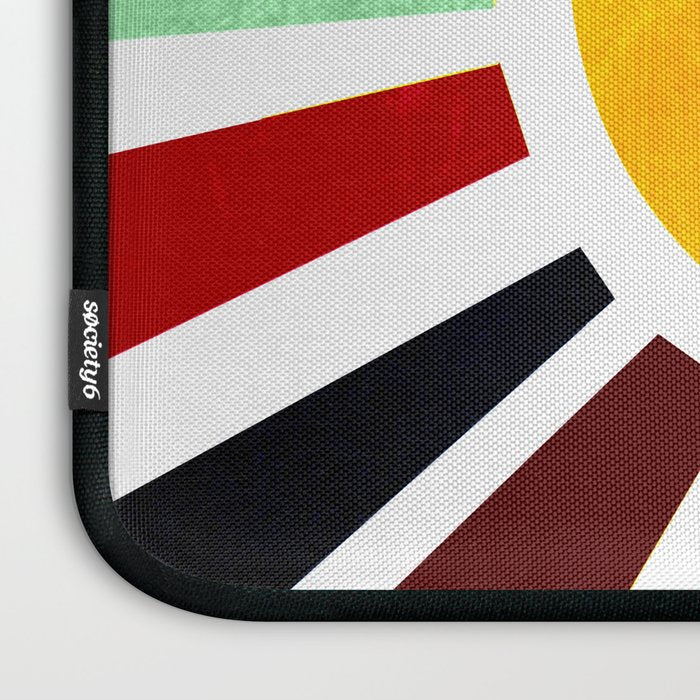 Sun Retro Art Laptop Sleeve Gallery Image 3