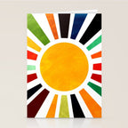 Sun Retro Art Stationery Card Gallery Image 2