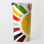 Sun Retro Art Travel Mug Gallery Image 3