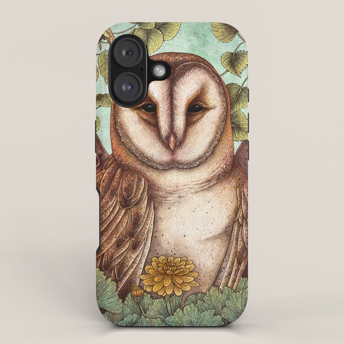 Spring Barn Owl iPhone Case Gallery Image 1