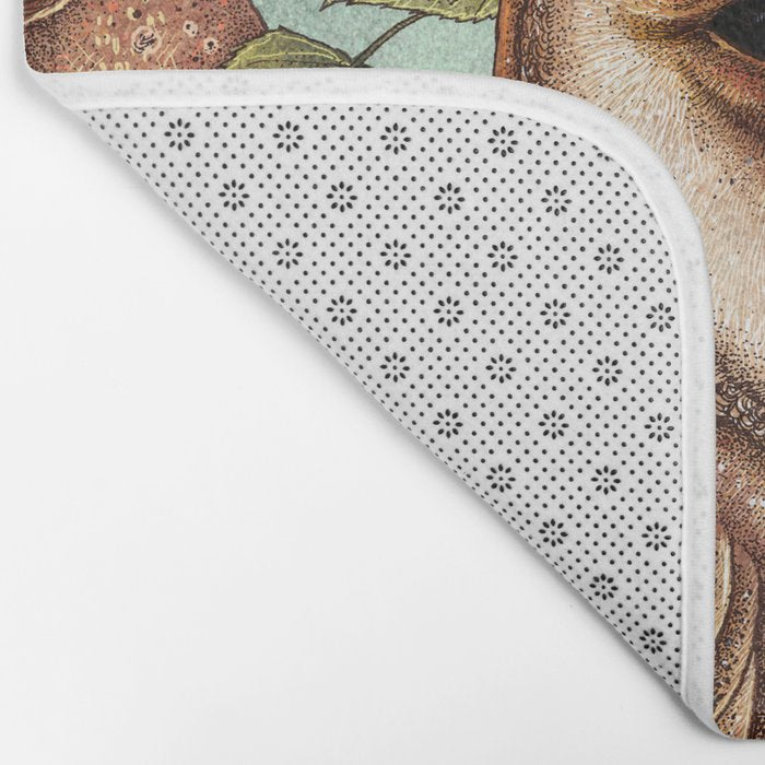 Spring Barn Owl Bath Mat Gallery Image 2