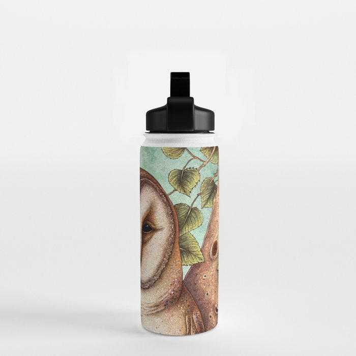 Spring Barn Owl Water Bottle Gallery Image 2