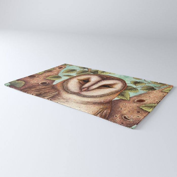Spring Barn Owl Rug Gallery Image 3