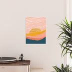 Wholeness Over Perfection | Waves Hand Lettering Design Poster Gallery Image 2