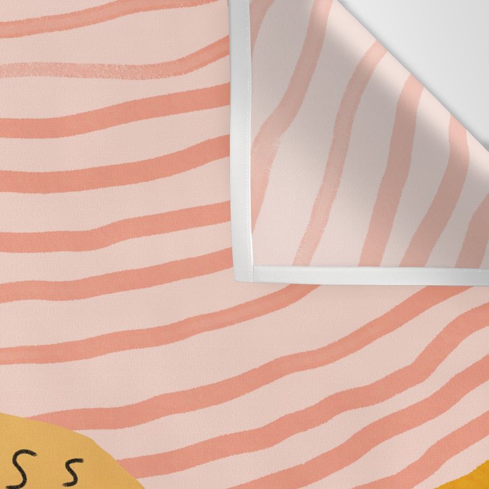 Wholeness Over Perfection | Waves Hand Lettering Design Wall Tapestry Gallery Image 3