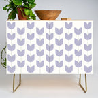 Spring Tulips VI Lavender Purple Mid Century Flowers Credenza Gallery Image 1