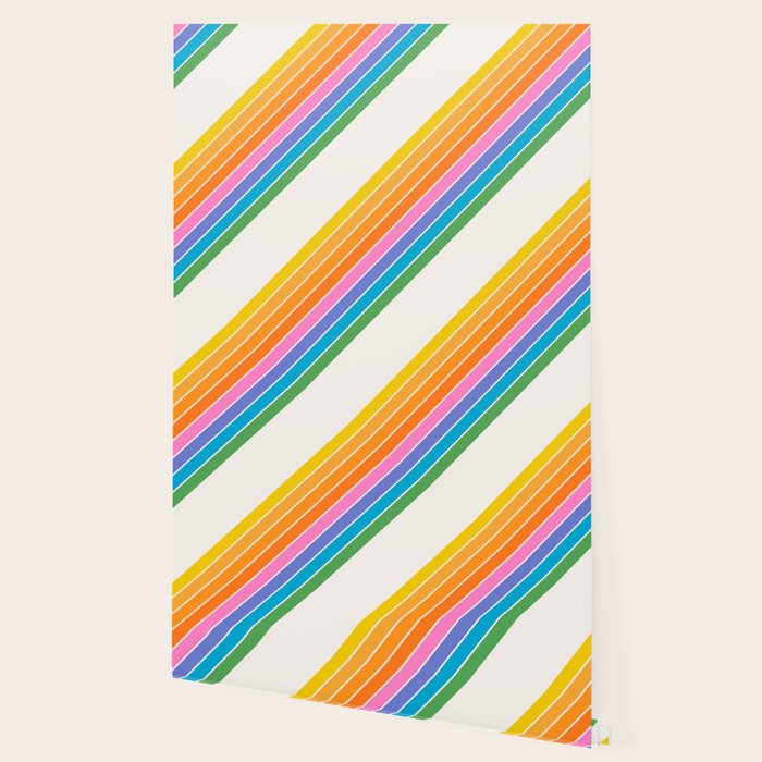 Candy Stripes - Rainbow Brites Wallpaper Gallery Image 2
