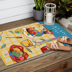 ROSH HASHANAH STILL LIFE Outdoor Rug Gallery Image 2