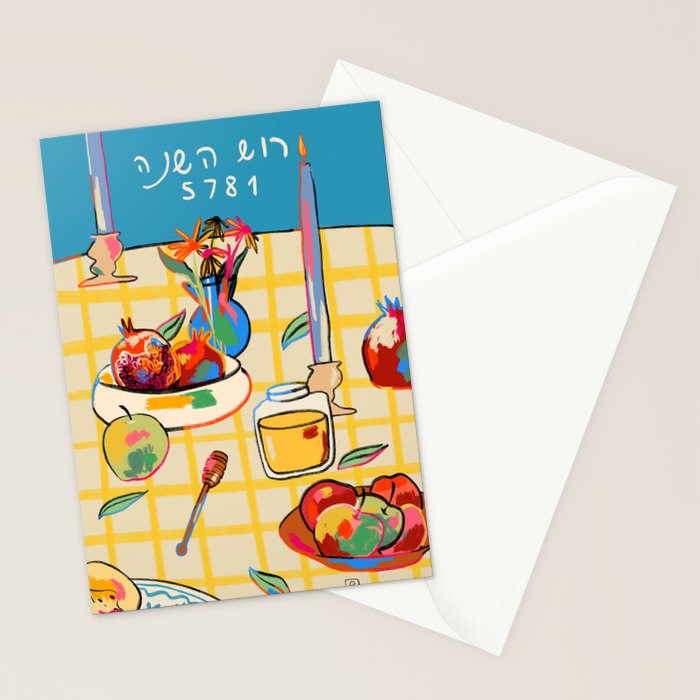 ROSH HASHANAH STILL LIFE Stationery Card Gallery Image 2
