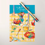 ROSH HASHANAH STILL LIFE Wrapping Paper Gallery Image 1