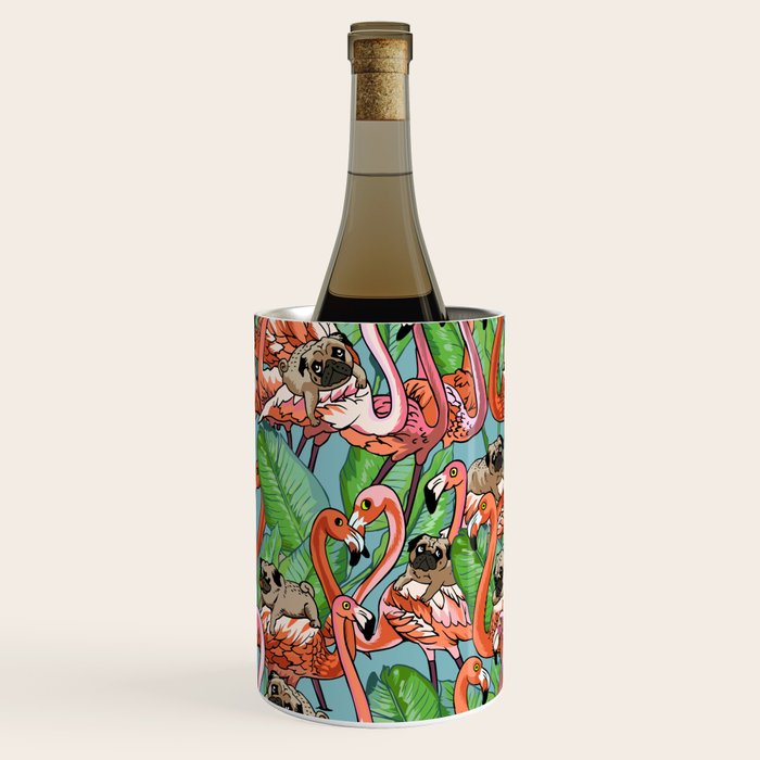 Flamingo Party Wine Chiller Gallery Image 2