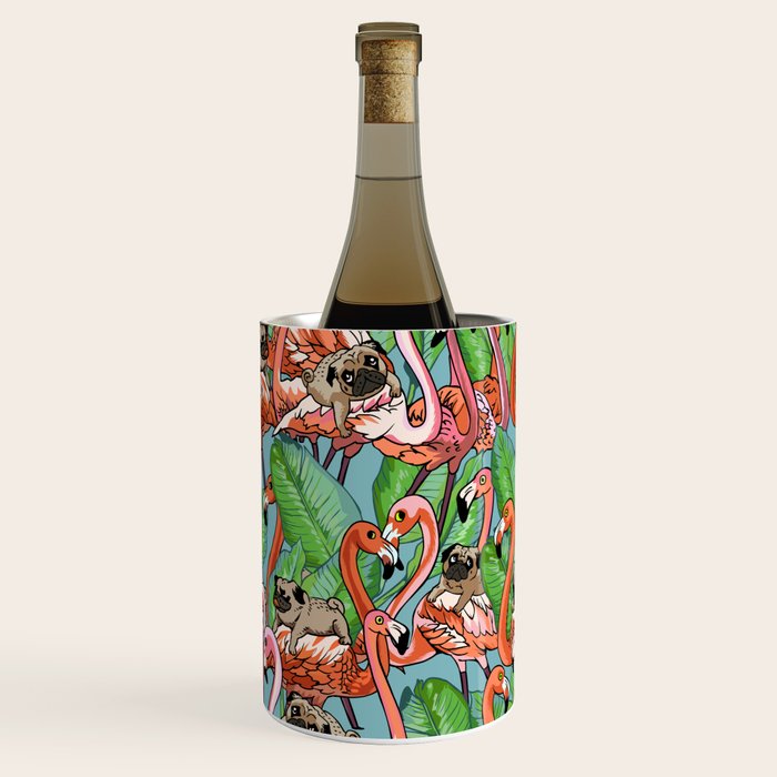 Flamingo Party Wine Chiller Gallery Image 3