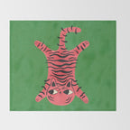Silly Cat Rug Throw Blanket Gallery Image 2
