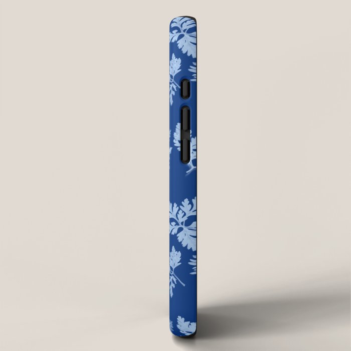 Herbal Blue Cynotype 01 iPhone Case Gallery Image 2