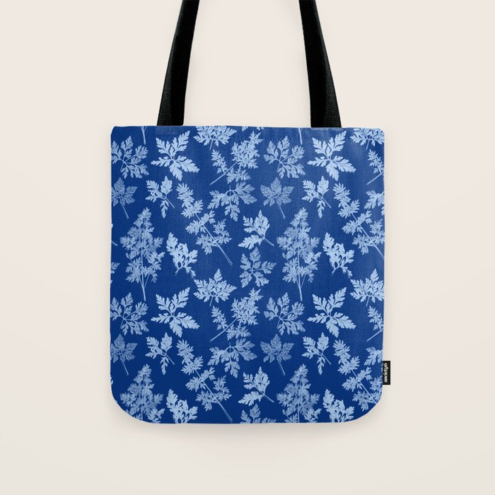 Herbal Blue Cynotype 01 Tote Bag Gallery Image 1