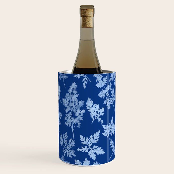 Herbal Blue Cynotype 01 Wine Chiller Gallery Image 2
