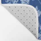 Herbal Blue Cynotype 01 Bath Mat Gallery Image 2