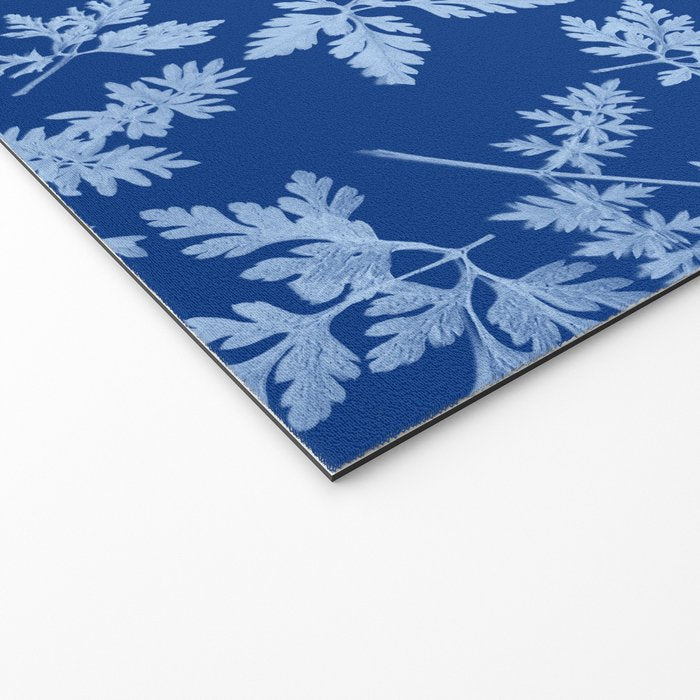 Herbal Blue Cynotype 01 Welcome Mat Gallery Image 2