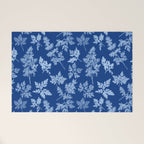 Herbal Blue Cynotype 01 Welcome Mat Gallery Image 1