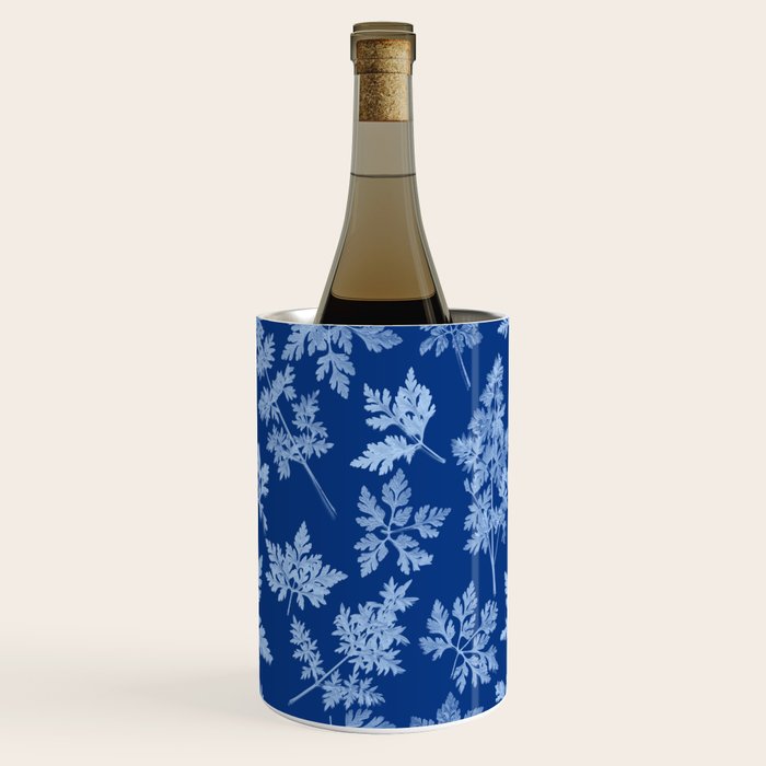 Herbal Blue Cynotype 01 Wine Chiller Gallery Image 1