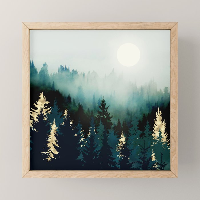 Forest Glow Mini Art Print Gallery Image 1