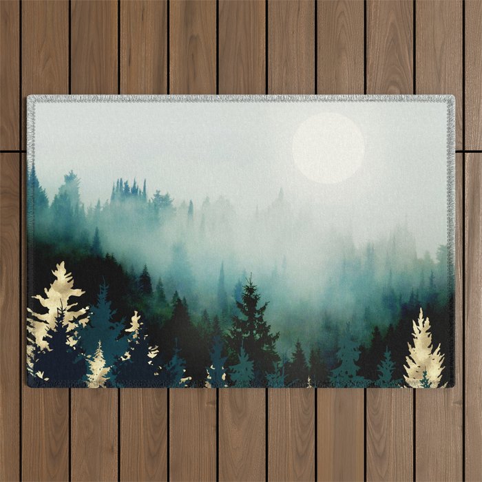 Forest Glow Outdoor Rug Gallery Image 1