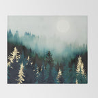 Forest Glow Throw Blanket Gallery Image 2