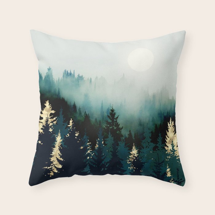 Forest Glow Throw Pillow Gallery Image 6