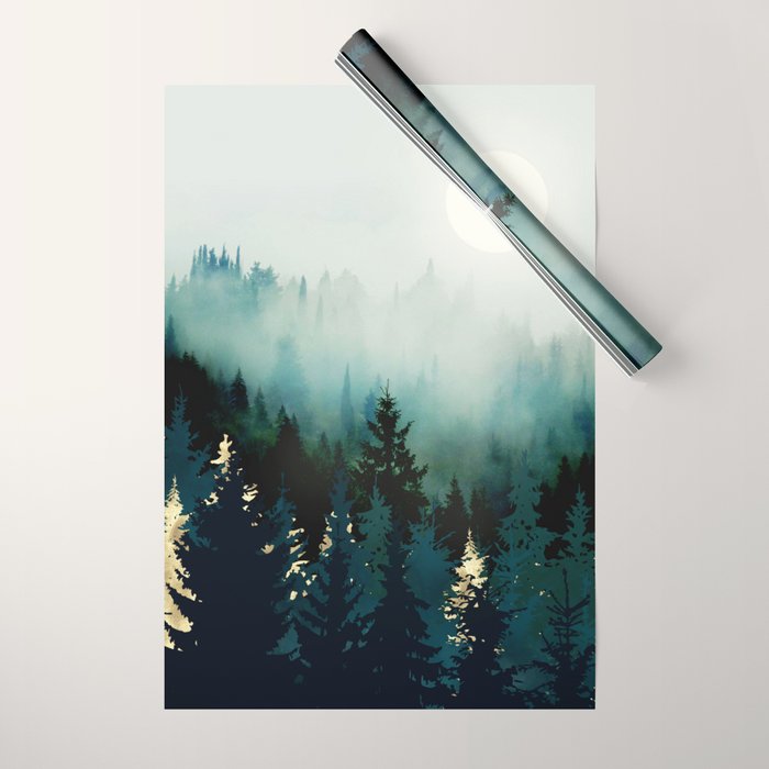 Forest Glow Wrapping Paper Gallery Image 1