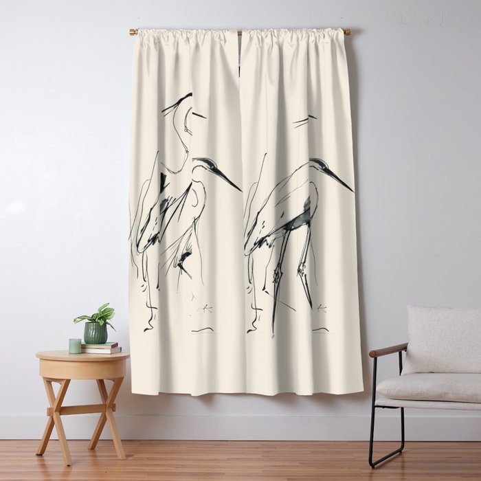 Two Herons Window Curtain Gallery Image 5