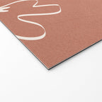 Little Flower Outline on Clay 03 Welcome Mat Gallery Image 2