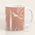 Little Flower Outline on Clay 03 Coffee Mug Gallery Image 1