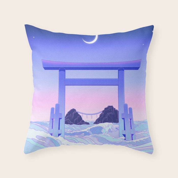Floating World Throw Pillow Gallery Image 6