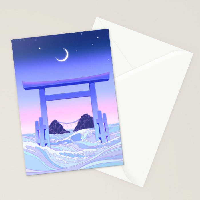 Floating World Stationery Card Gallery Image 2