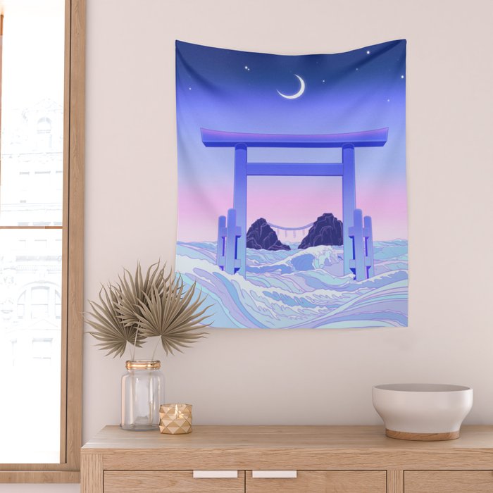 Floating World Wall Tapestry Gallery Image 2
