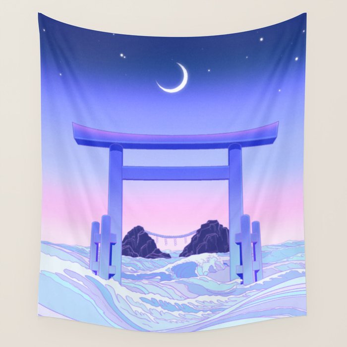 Floating World Wall Tapestry Gallery Image 1