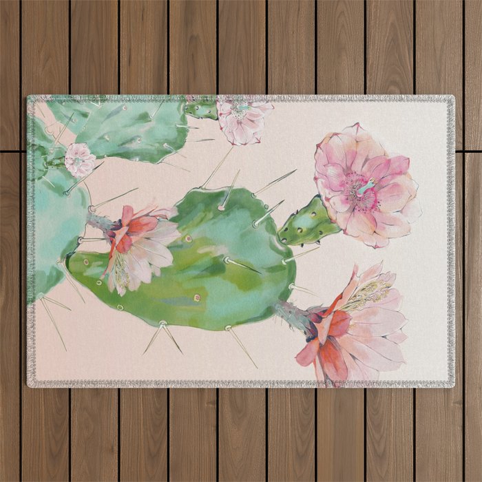 Cactus Outdoor Rug Gallery Image 1