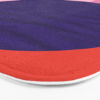 Abstract geometry with circles Bath Mat Gallery Image 3