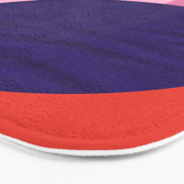 Abstract geometry with circles Bath Mat Gallery Image 3