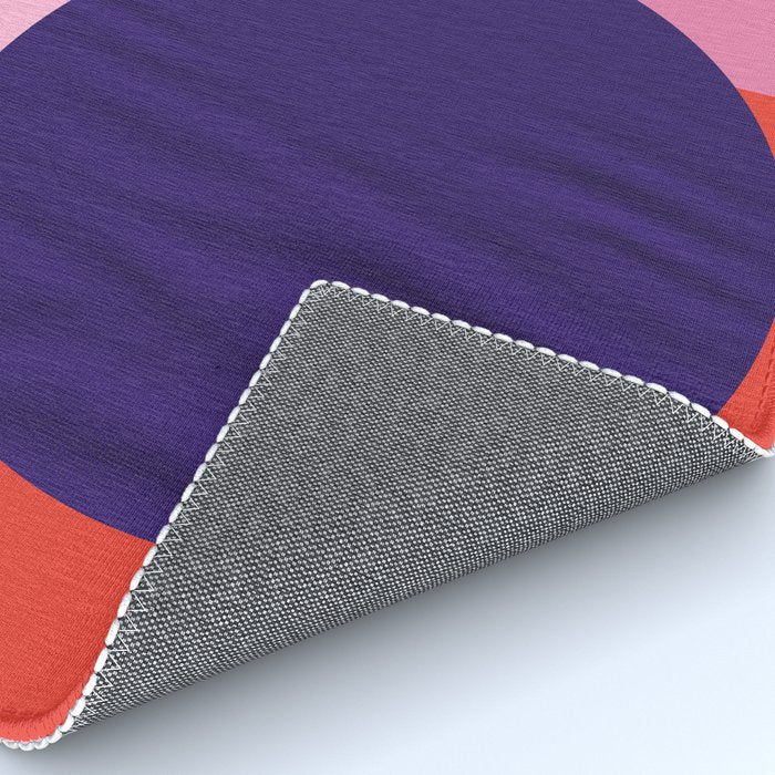 Abstract geometry with circles Rug Gallery Image 4