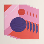 Abstract geometry with circles Wrapping Paper Gallery Image 3