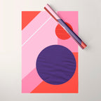 Abstract geometry with circles Wrapping Paper Gallery Image 1