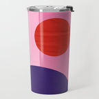 Abstract geometry with circles Travel Mug Gallery Image 2
