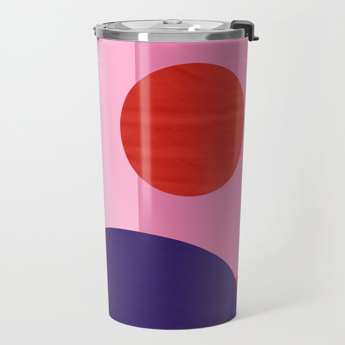 Abstract geometry with circles Travel Mug Gallery Image 2