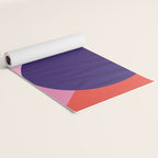 Abstract geometry with circles Yoga Mat Gallery Image 2