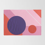Abstract geometry with circles Rug Gallery Image 2