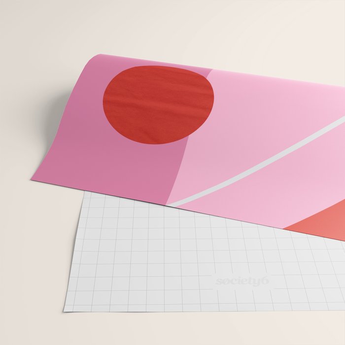 Abstract geometry with circles Wrapping Paper Gallery Image 2