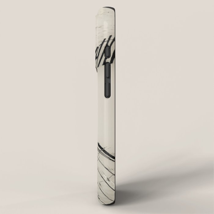 beach fence no 5 - coastal nautical photograph iPhone Case Gallery Image 2
