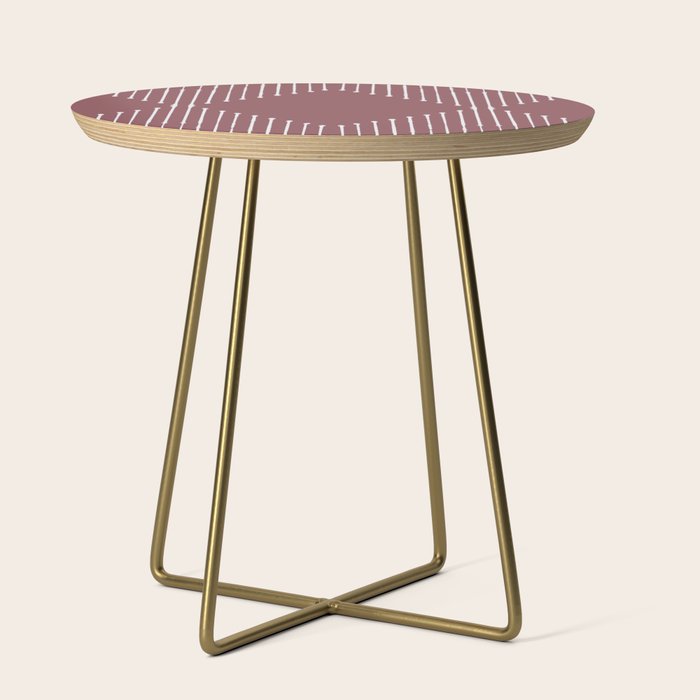 Geo (Plum) Side Table Gallery Image 1